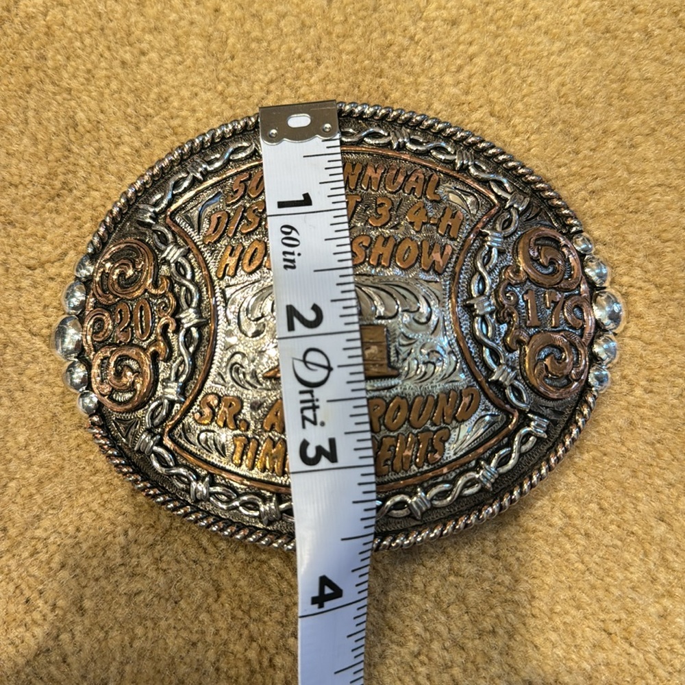 2017 District 3 4H Horse Show buckle - Picture 3 of 3